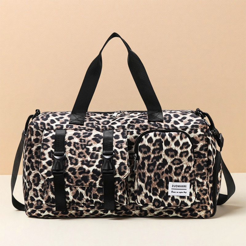 Fashionable Leopard Print Spor - огляд і ціна Yoga Fitness Bag
