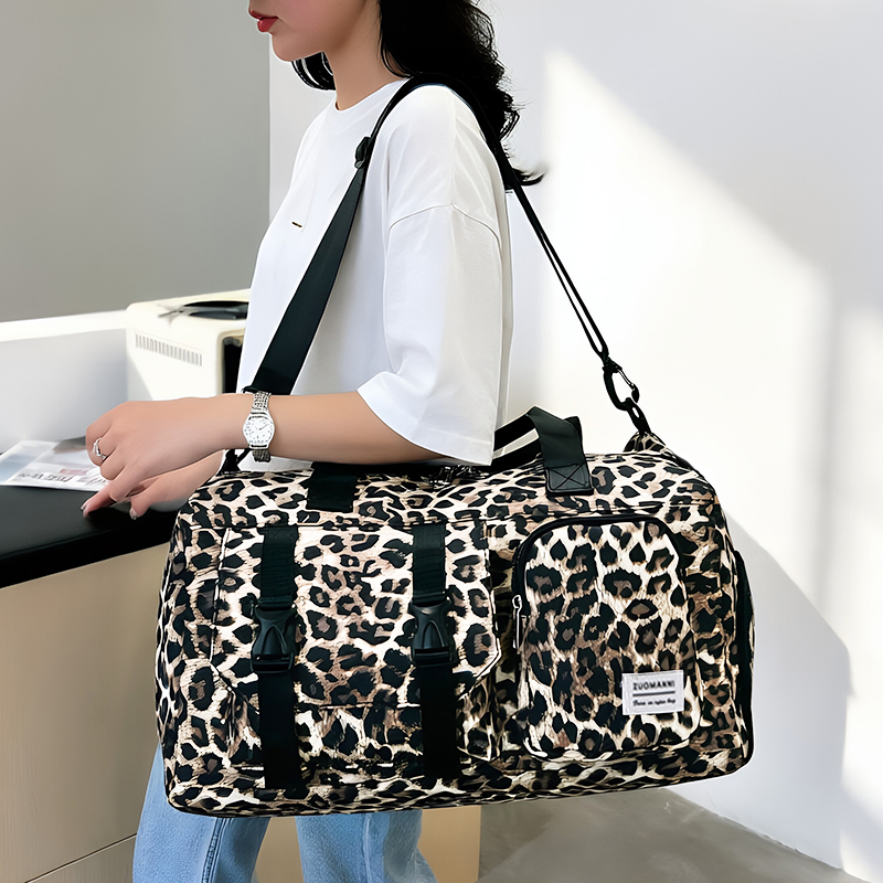 Fashionable Leopard Print Spor - огляд і ціна Yoga Fitness Bag