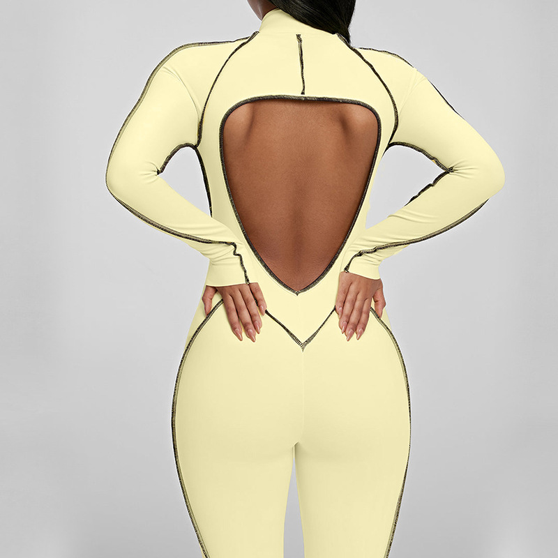 Sanding Yoga Jumpsuit Hollow-O - огляд і ціна Yoga Fitness Girl