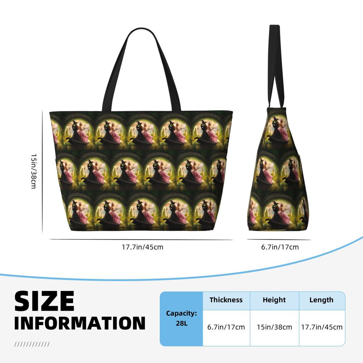 Wicked Musical Beach Tote Bag  - огляд і ціна Yoga Fitness Music