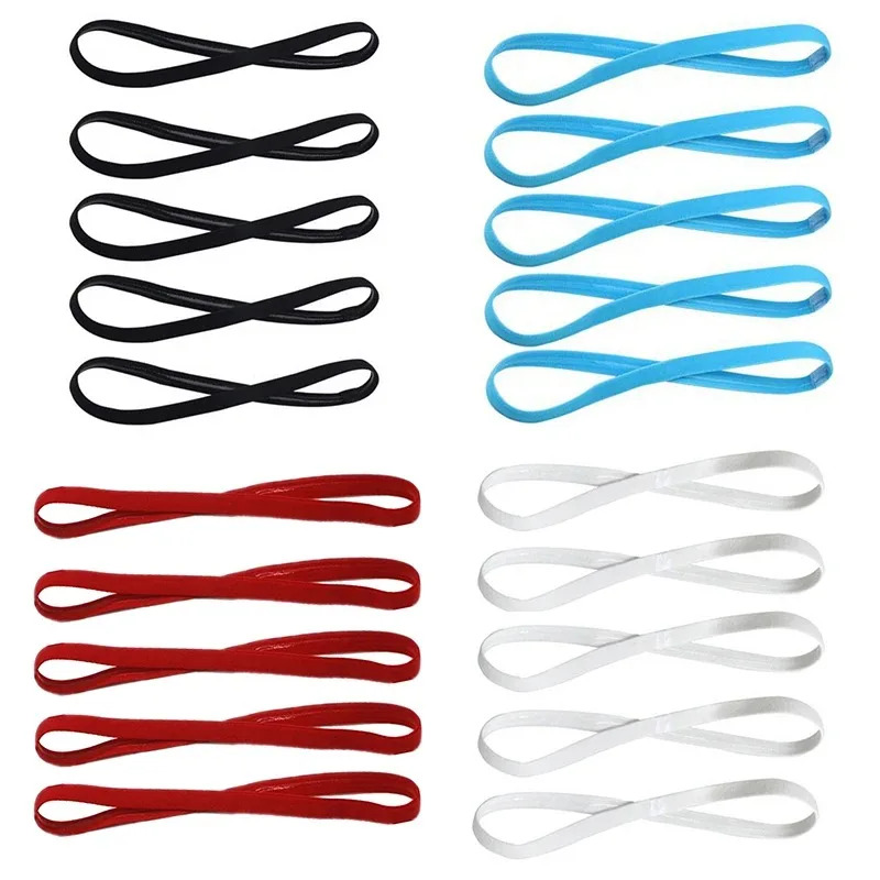 1-5pcs Elastic Sweatband Yoga  - огляд і ціна Yoga Fitness Girl