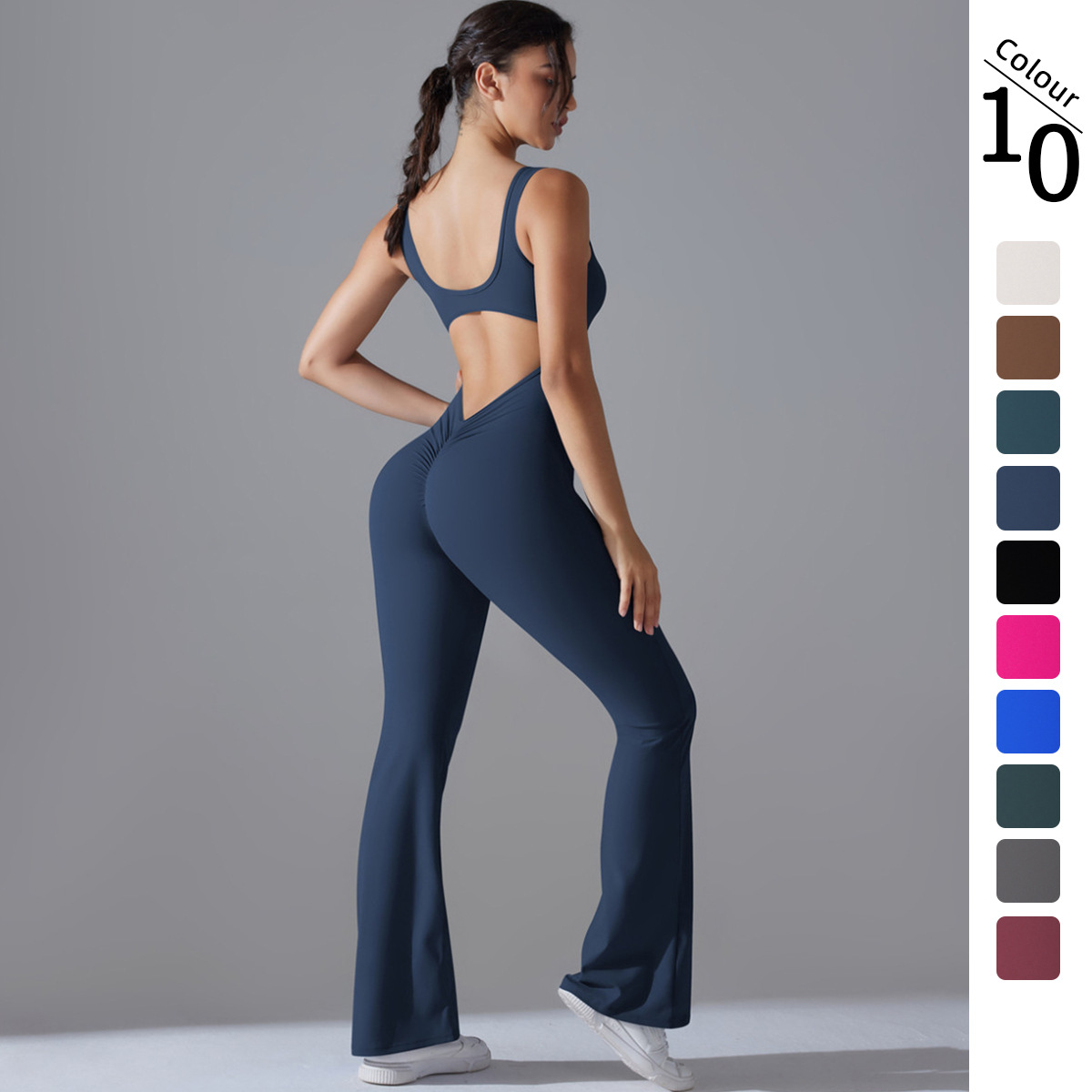 Sexy Back V Jumpsuit Gym Set W - огляд і ціна Yoga Fitness Jumpsuit