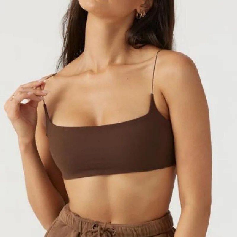 FUBEIKE Girl Brown Sports Bra  - огляд і ціна Yoga Fitness Girl
