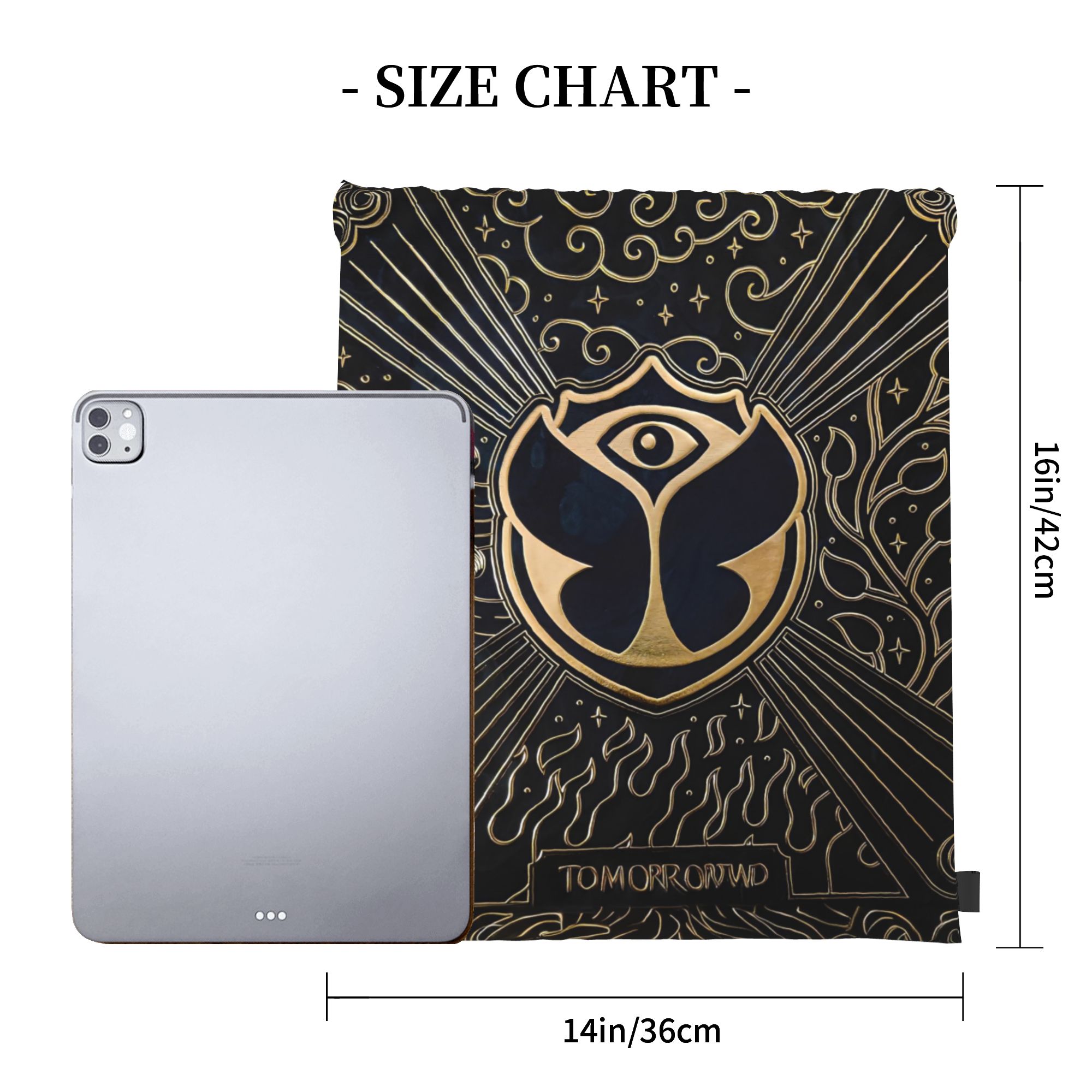 Tomorrowlands  Drawstring Back - огляд і ціна Yoga Fitness Bag