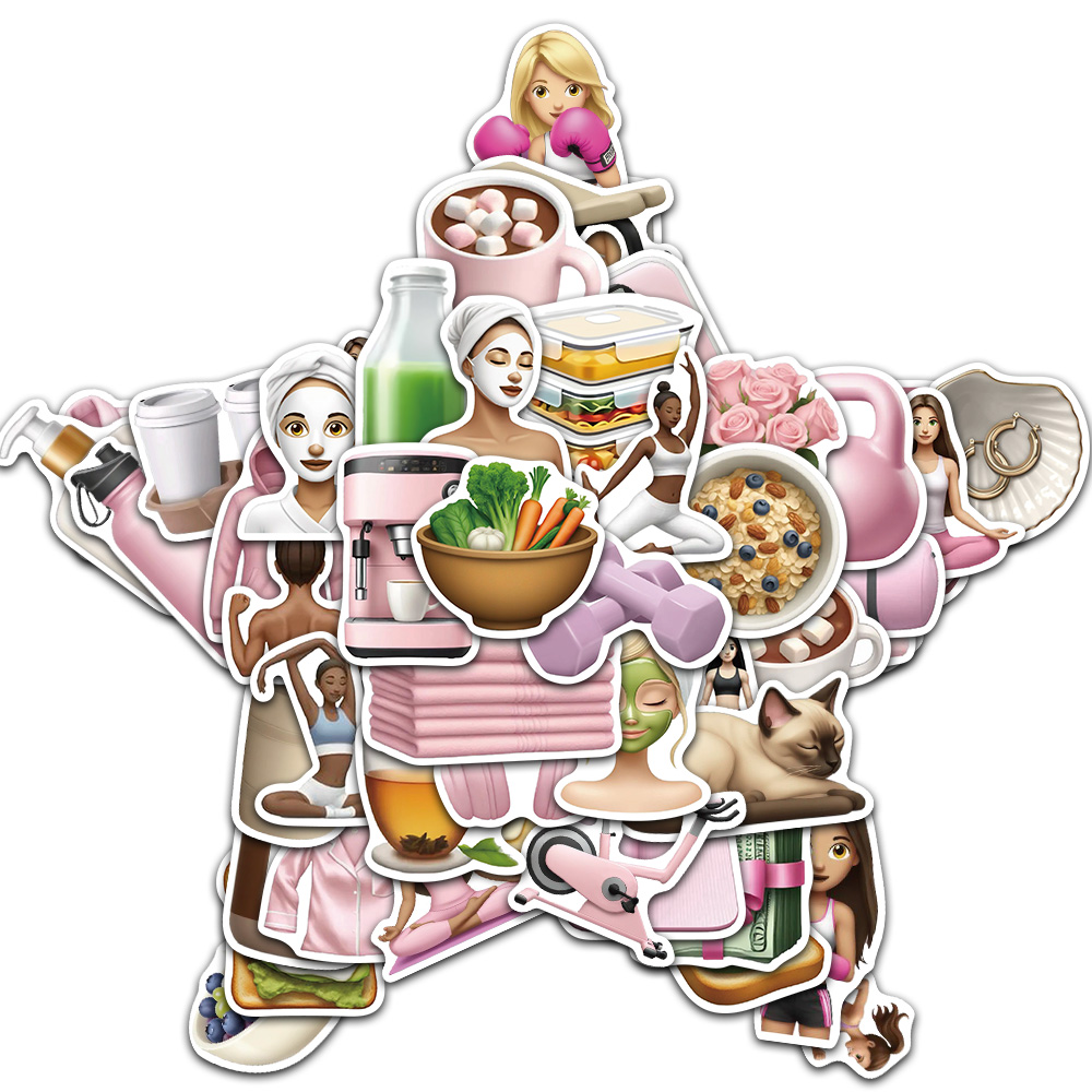 50/100PCS Fitness GYM Girl Cre - огляд і ціна Yoga Fitness Girl