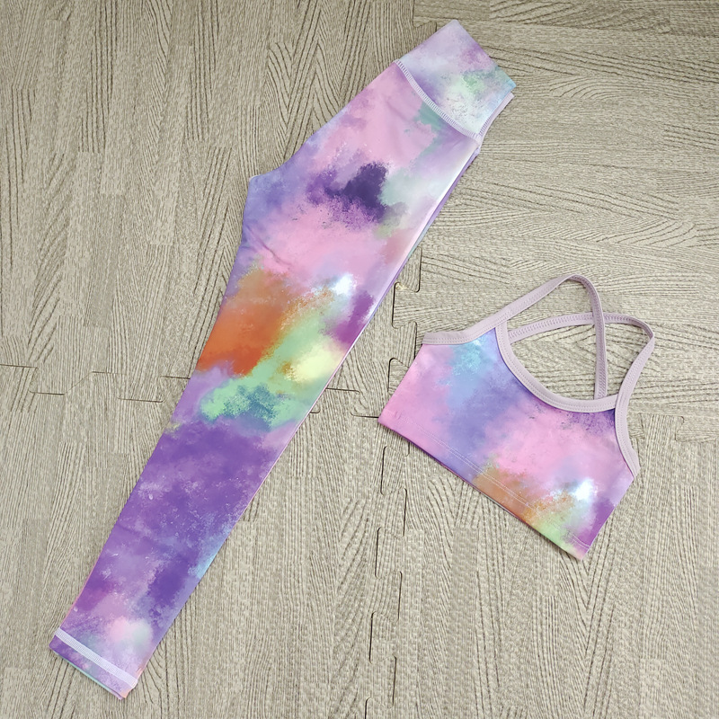 2025 Girls 2pc Yoga Outfit Set - огляд і ціна Yoga Fitness Girl