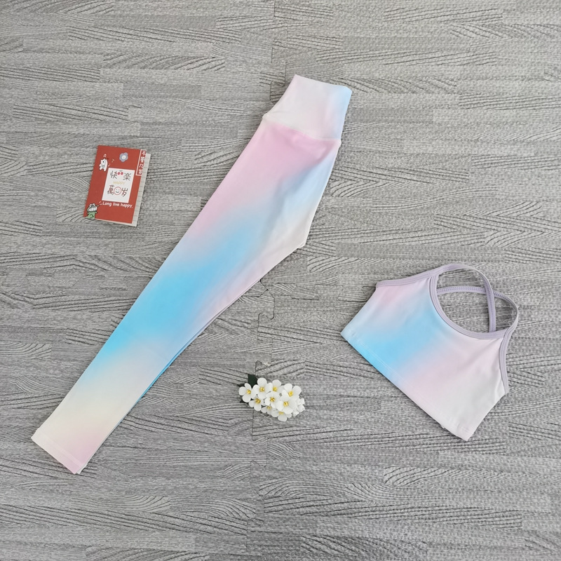 2025 Girls 2pc Yoga Outfit Set - огляд і ціна Yoga Fitness Girl