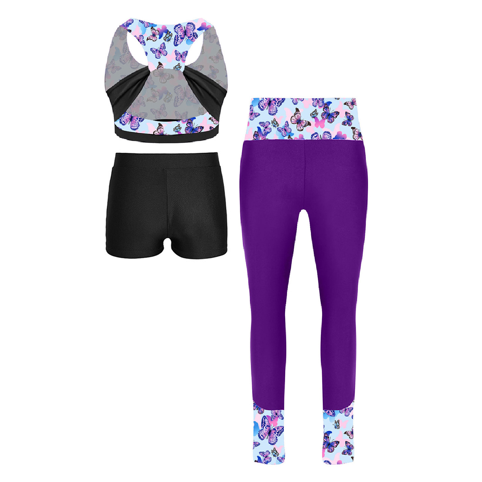 Children's Three Piece Fitness - огляд і ціна Yoga Fitness Girl
