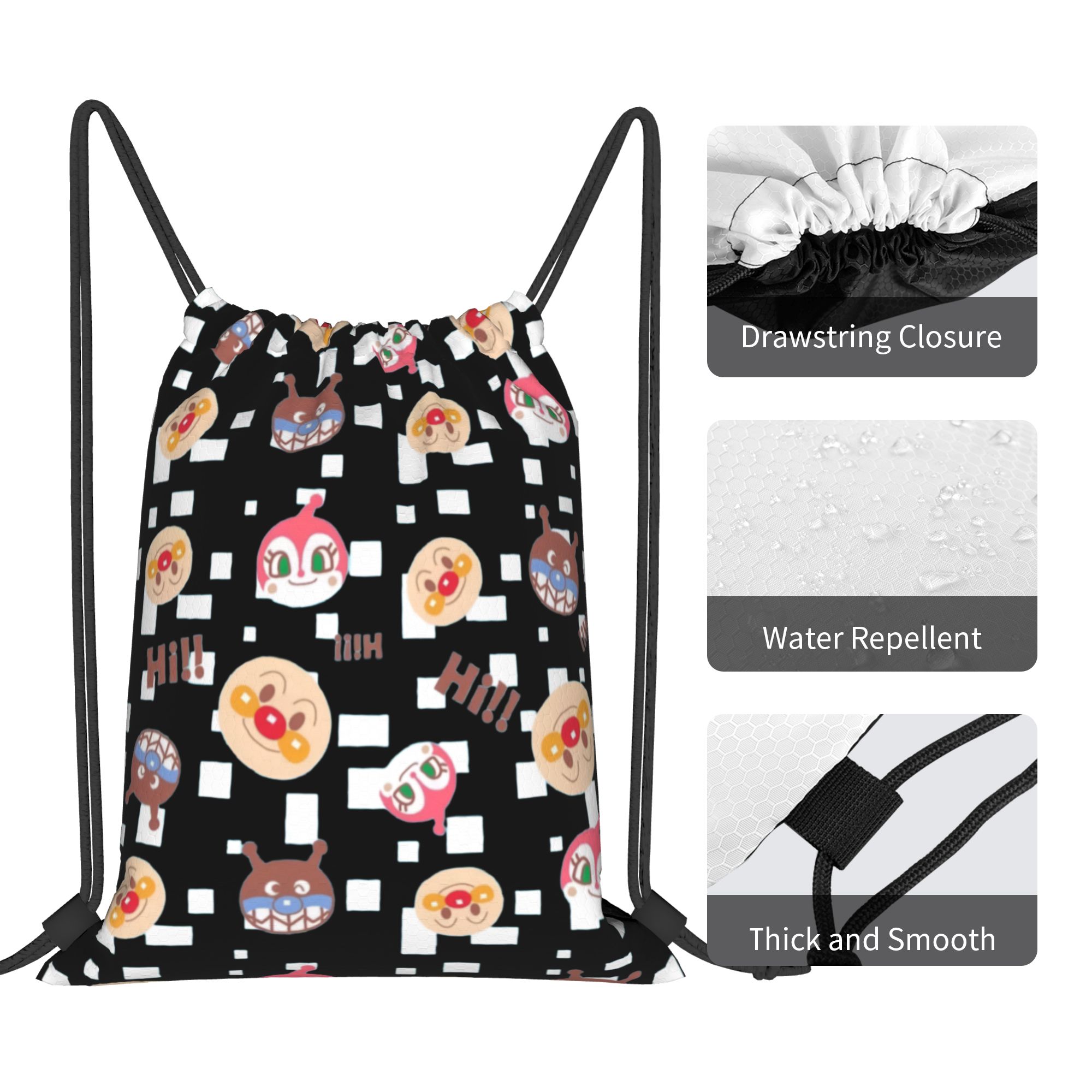 Custom Anpanmans Drawstring Ba - огляд і ціна Yoga Fitness Bag