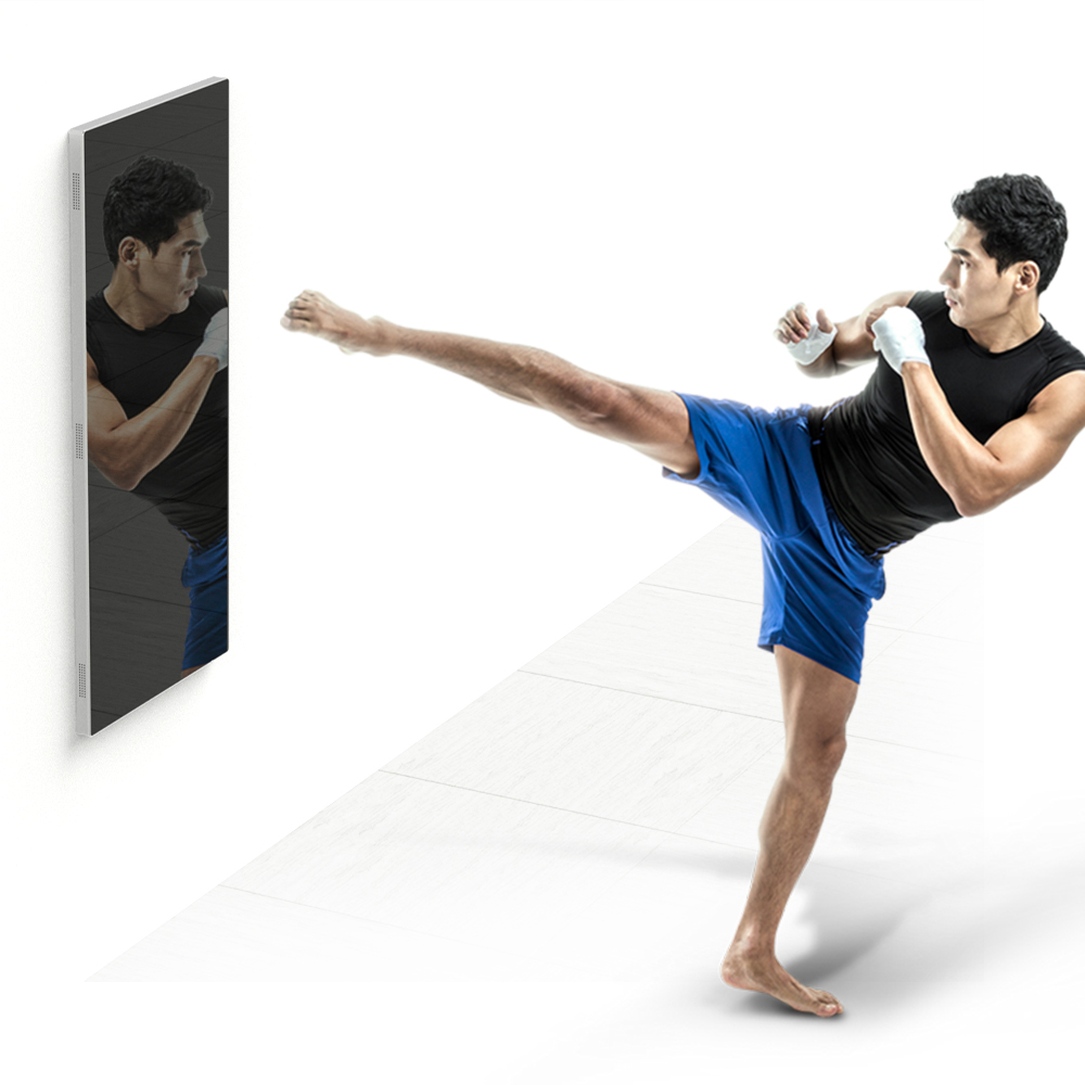 Wall Mounted Interactive Mirro - огляд і ціна Yoga Fitness App