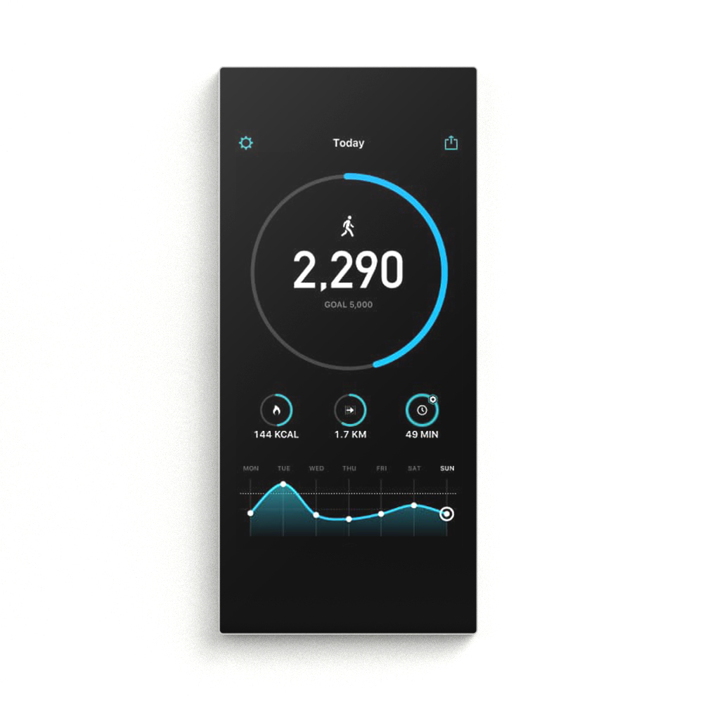 Wall Mounted Interactive Mirro - огляд і ціна Yoga Fitness App