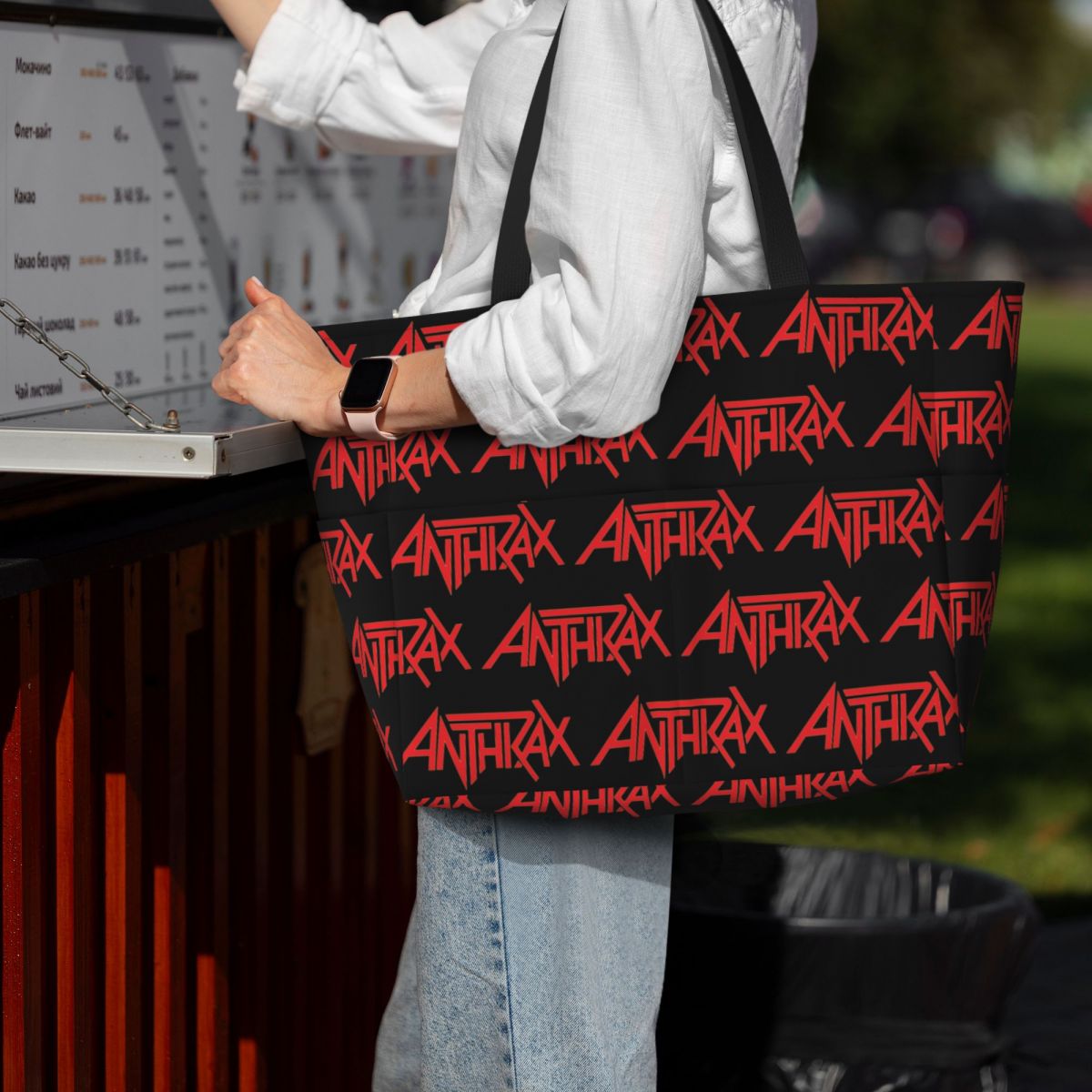 Anthrax Music Band Logo Beach  - огляд і ціна Yoga Fitness Music