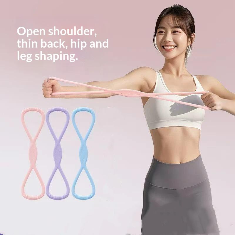 New Silicone Figure 8 Resistan - огляд і ціна Yoga Fitness Model