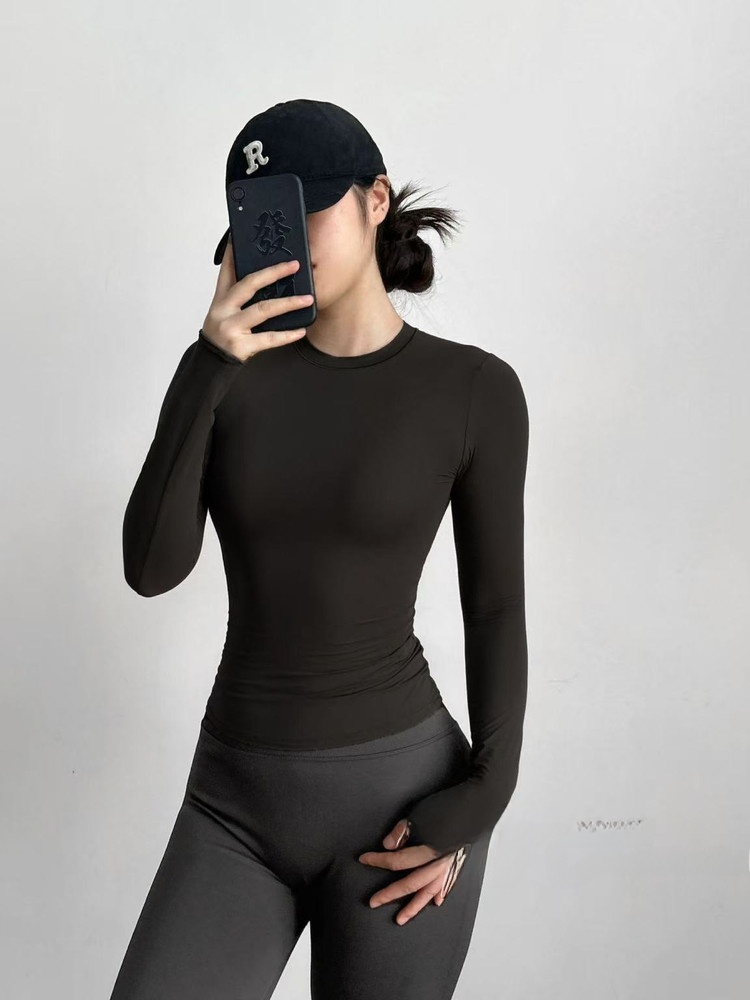 Slim Fit Long Sleeve Yoga Fitn - огляд і ціна Yoga Fitness Girl